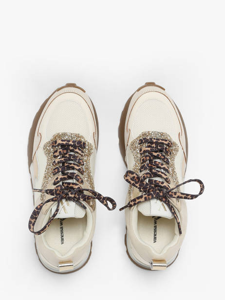 Sneakers Louisa Vanessa wu Beige women BK2700BG ander zicht 4