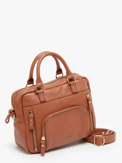 Cross Body Tas Baby Macy Leder Nat et nin Bruin vintage BABYMACY ander zicht 2