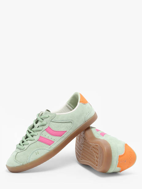 Sneakers Kizuna Uit Leder Coolway Groen women 7603168 ander zicht 3