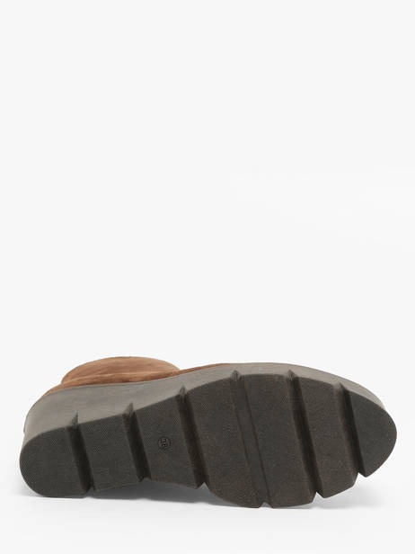 Enkellaarsjes Met Hak Sasha Uit Leder Alpe Bruin women 45531146 ander zicht 5