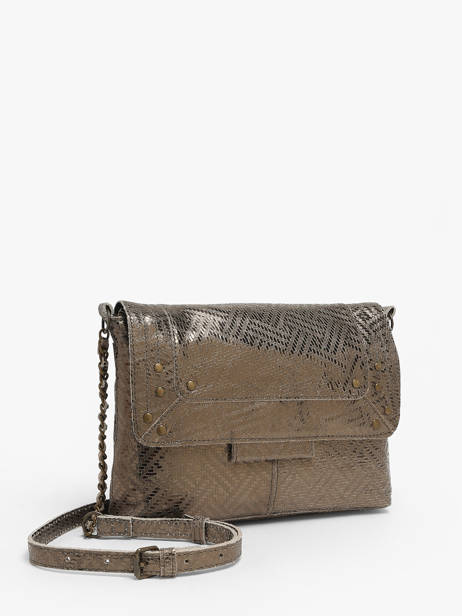 Cross Body Tas Felizia Leder Pieces Grijs felizia 17116820 ander zicht 2