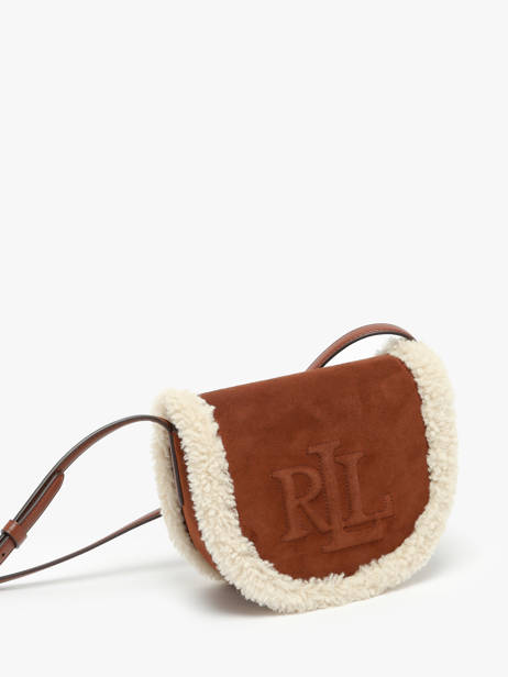Cross Body Tas Anstey Leder Lauren ralph lauren Bruin anstey 31850853 ander zicht 2