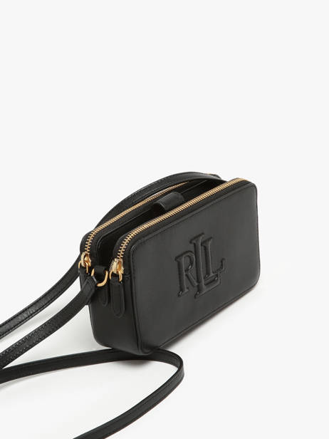 Cross Body Tas Anstey Leder Lauren ralph lauren Zwart anstey 32951475 ander zicht 2