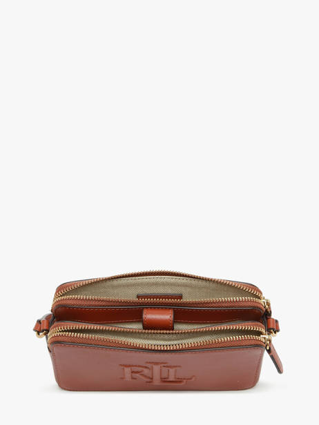 Cross Body Tas Anstey Leder Lauren ralph lauren Bruin anstey 32951475 ander zicht 3