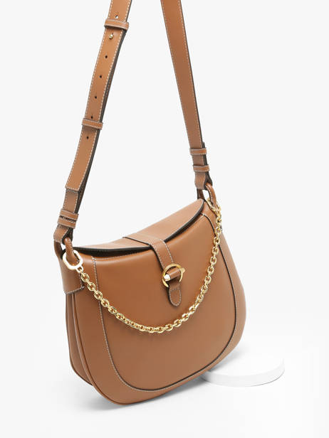 Cross Body Tas Pia Leder Le tanneur Bruin pia TPIA1420 ander zicht 2