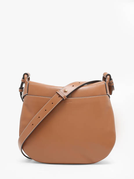 Cross Body Tas Pia Leder Le tanneur Bruin pia TPIA1420 ander zicht 4
