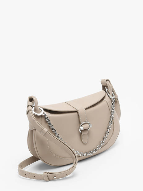 Cross Body Tas Pia Leder Le tanneur Beige pia TPIA1200 ander zicht 2