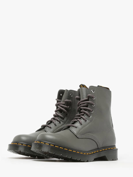 Enkellaarsjes 1460 Pascal Uit Leder Dr martens Grijs women 31693029 ander zicht 2