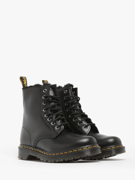 Enkellaarsjes 1460 Serena Uit Leder Dr martens Zwart women 26238021 ander zicht 2
