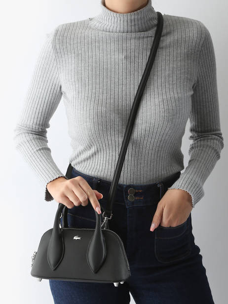 Cross Body Tas Daily City Lacoste Zwart daily city NF4763DZ ander zicht 1