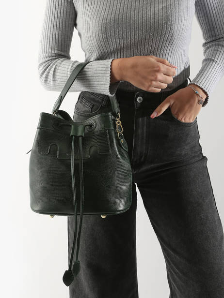 Bucket Bag La Suite 1960 Leder Paul marius Groen la suite 1960 CAPUC960 ander zicht 1