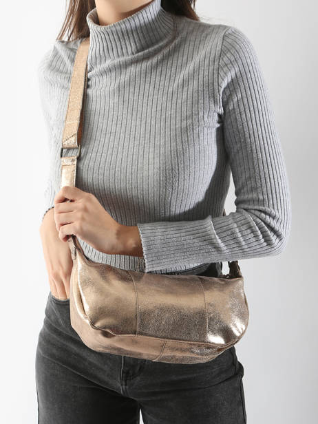 Cross Body Tas Nulla Leder Pieces Goud nulla 17151311 ander zicht 1