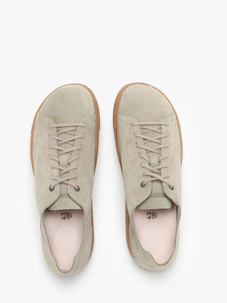 Sneakers Bend Low Uit Leder Birkenstock Grijs men 1024657 ander zicht 3