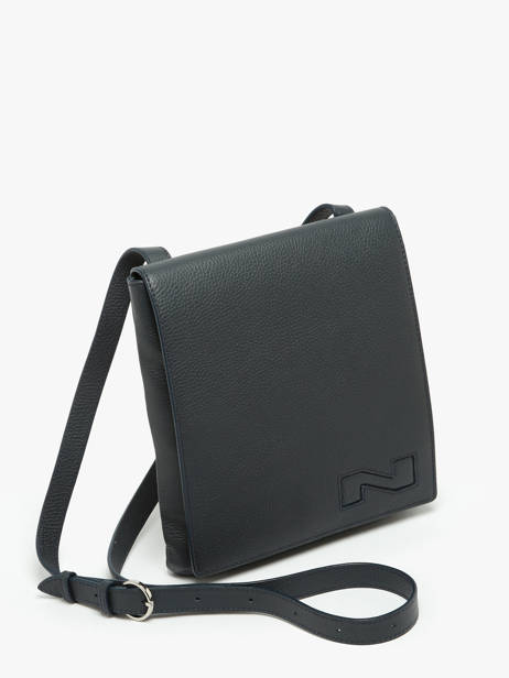 Cross Body Tas Dinant Leder Nathan baume Blauw n city 3 ander zicht 2