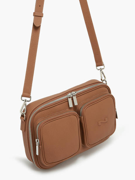 Cross Body Tas Racing Leder Nathan baume Bruin n city 28 ander zicht 2