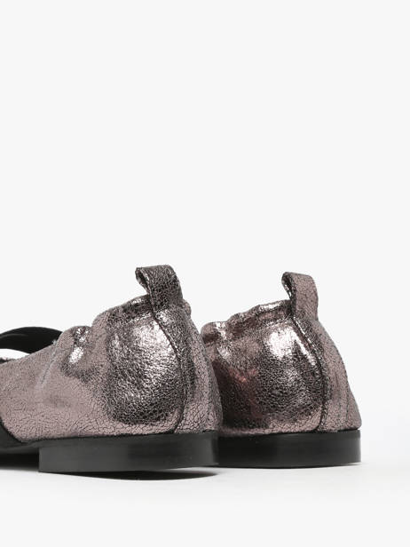 Ballerinas Met Riempjes Uit Leder We do Zilver women CO55342G ander zicht 3