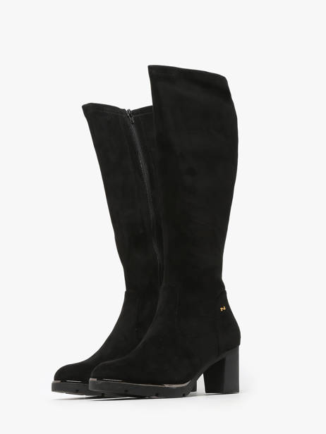 Laarzen Met Hak Uit Leder Nathan baume Zwart women 242N3404 ander zicht 2