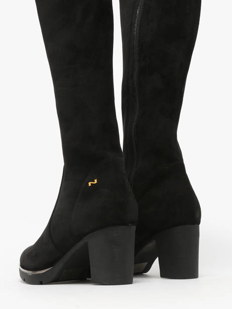 Laarzen Met Hak Uit Leder Nathan baume Zwart women 242N3404 ander zicht 4