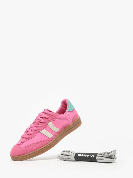 Sneakers Baresi Uit Leder Coolway Violet women 7693164 ander zicht 3