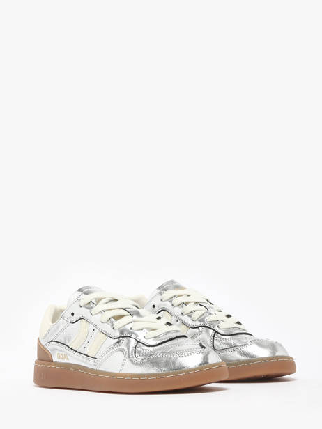 Sneakers Goal Uit Leder Coolway Zilver women 7683172 ander zicht 2