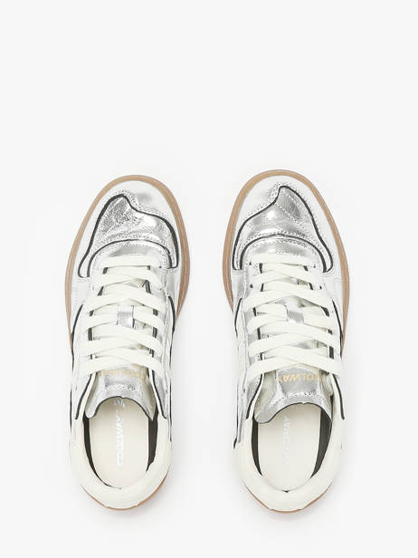 Sneakers Goal Uit Leder Coolway Zilver women 7683172 ander zicht 4