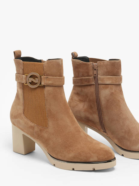 Enkellaarsjes Met Hak Uit Leder Nathan baume Bruin women 242N3103 ander zicht 2