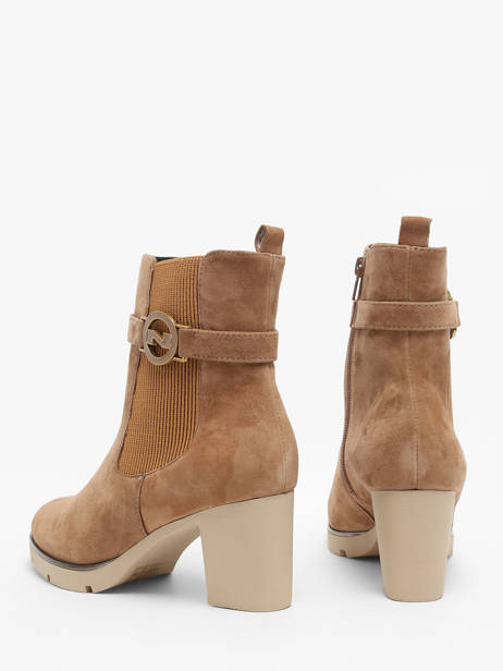 Enkellaarsjes Met Hak Uit Leder Nathan baume Bruin women 242N3103 ander zicht 3