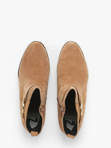 Enkellaarsjes Met Hak Uit Leder Nathan baume Bruin women 242N3103 ander zicht 4