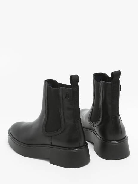 Chelsea Boots Uit Leder Tommy hilfiger Beige women 8095BDS ander zicht 3