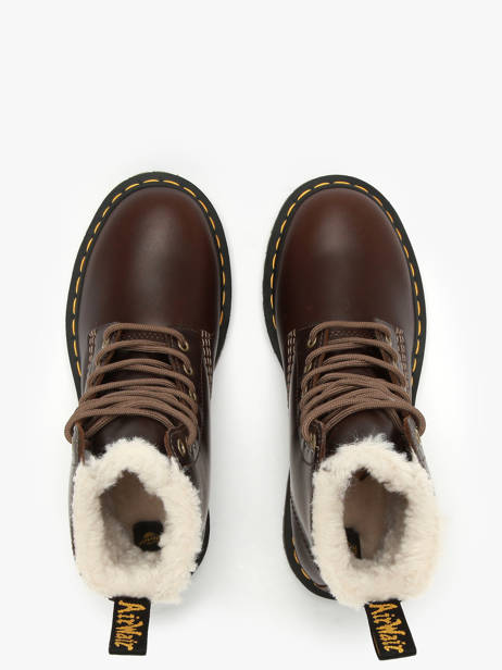 Enkellaarsjes 1460 Pascal Serena Uit Leder Dr martens Bruin women 32019777 ander zicht 4