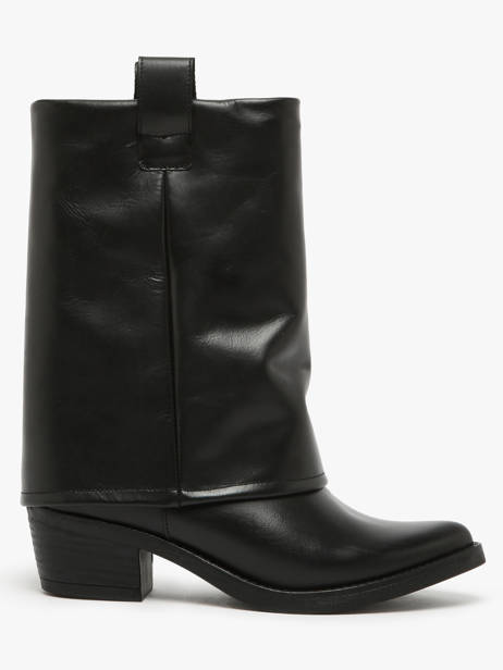 Santiago Laarzen Uit Leder We do Zwart women CO99905