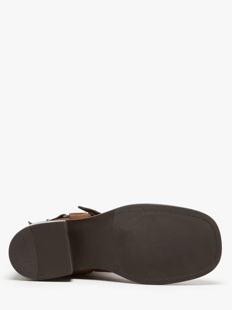 Laarzen Uit Leder We do Bruin women CO99895 ander zicht 5