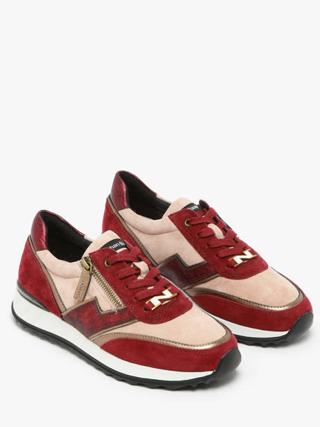Sneakers Uit Leder Nathan baume Rood women 242S0103 ander zicht 2