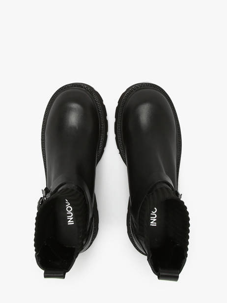 Enkellaarsjes Uit Leder Inuovo Zwart women 753428 ander zicht 4