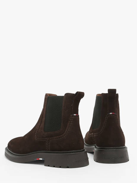 Chelsea Boots Uit Leder Tommy hilfiger Bruin men 5104GOP ander zicht 2