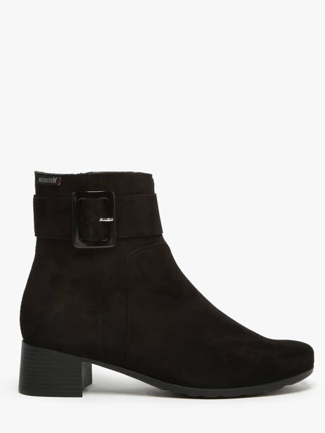 Enkellaarsjes Gianina Uit Leder Mephisto Zwart women P5143176