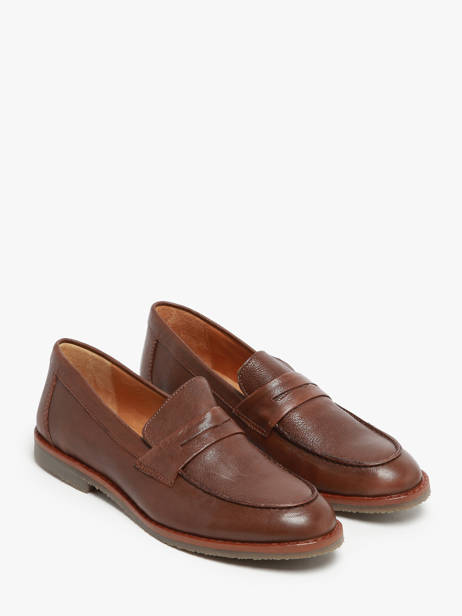 Mocassins Pariz Uit Leder Aliwell Bruin women PARIZ ander zicht 2