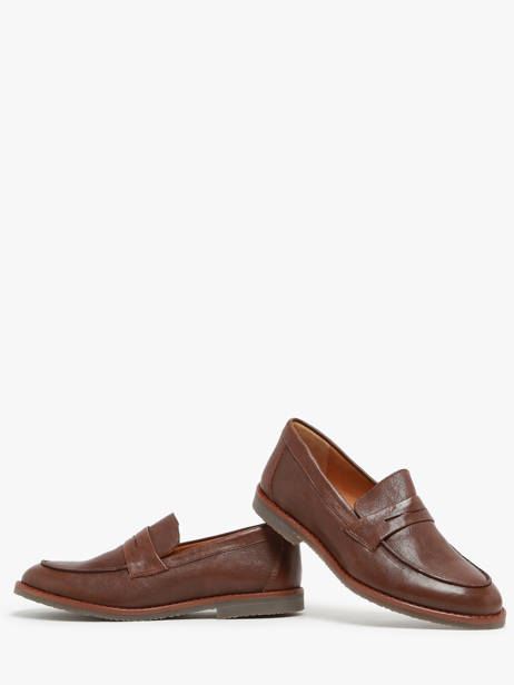 Mocassins Pariz Uit Leder Aliwell Bruin women PARIZ ander zicht 3