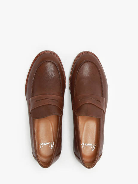 Mocassins Pariz Uit Leder Aliwell Bruin women PARIZ ander zicht 4