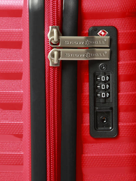Handbagage Snowball Rood travel 43803 ander zicht 1