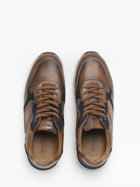 Sneakers Paillon Uit Leder Redskins Bruin men PAILLON ander zicht 3