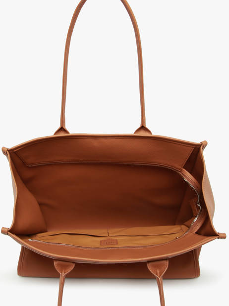 Schoudertas L Jour Leder Lancel Bruin jour A12997 ander zicht 3