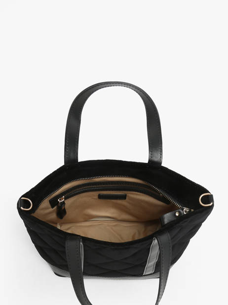 Cross Body Tas Cabas Fluweel Vanessa bruno Zwart cabas 42V40435 ander zicht 3