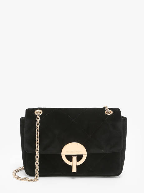 Cross Body Tas Moon Fluweel Vanessa bruno Zwart moon 42V40533
