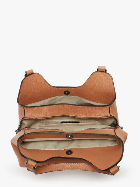 Handtas Caviar Leder Milano Bruin caviar CA24067 ander zicht 3