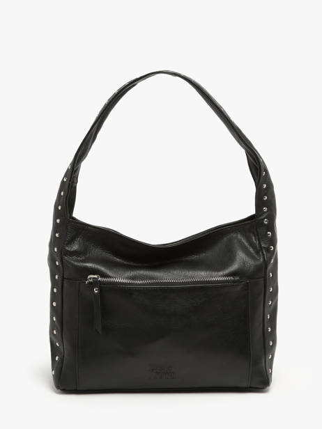 Schoudertas Glam Leder Basilic pepper Zwart glam BGLA70