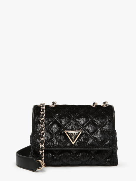 Cross Body Tas Giully Fluweel Guess Zwart giully QE874874