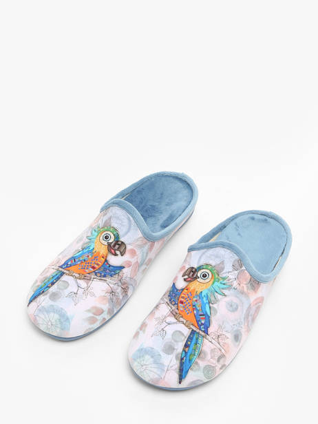 Pantoffels La maison de l'espadrille Blauw women 7 ander zicht 2