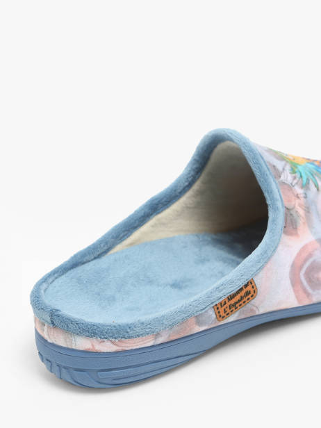 Pantoffels La maison de l'espadrille Blauw women 7 ander zicht 3