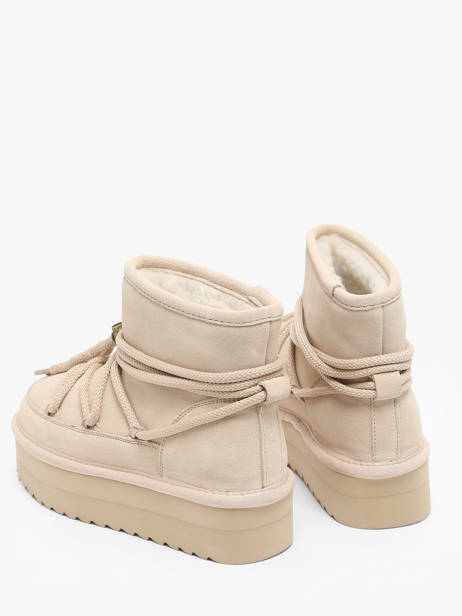 Enkellaarsjes Platform Mountain Colors of california Beige women CYWPLA12 ander zicht 3